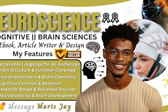 write and design neuroscience articles, blog posts, and medical ebooks, workbook