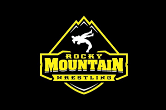 design custom rocky mountain wrestling club logo