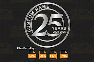 do anniversary, sports or event logo professionally