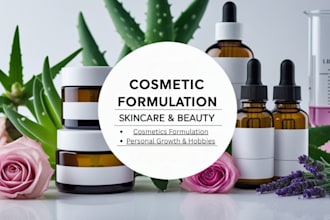 formulate custom cosmetic products tailored to your brand vision