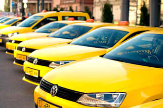 create taxi booking website, chauffeur website, vtc website, taxi website