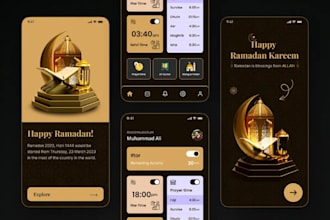 do quran mobile app design and development both andriod and ios