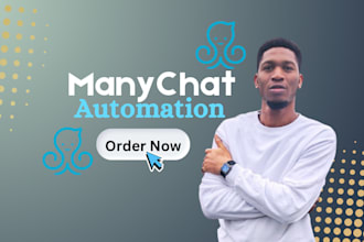 build a manychat chatbot for social media and website automations