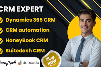 set up honeybook dubsado dynamics 365 apollo suitedash CRM dashboard automation