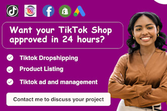 tik tok shop set up tiktok shop manager shopify dropshipping marketing ads