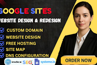 do website design, google sites, free hosting, sitemap, connect domain