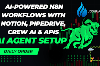 n8n ai agents API integration notion expert pipedrive relevance ai crew ai