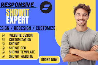 design, redesign and customize your showit website, showit premium template, seo