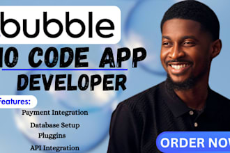 bubble io developer, bubble website, bubble saas app, bubble mvp, marketplace