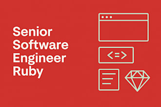 develop ruby on rails applications and API performance expert