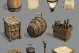 make pixel props and object for your game