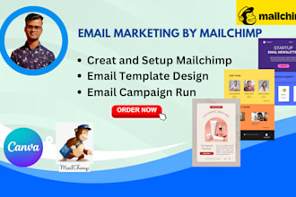set up and design your mailchimp email marketing campaign