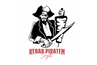 design pirate kebab restaurant logo