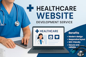 create a professional medical, clinic, dental, or healthcare website