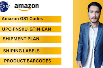 create gs1 barcodes and product labels for amazon uk usa