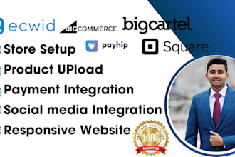 big cartel store website payhip square online ecwid stan store bigcommerce