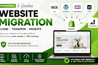 clone website ecwid to shopify wix to wordpress migration bigcommerce to shopify