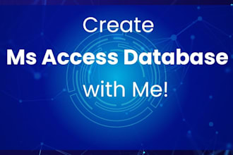 develop ms access database assignments and projects