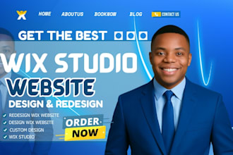 create wix studio website, wix website, wix redesign, wix ecommerce website