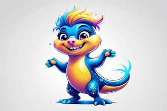 do creative platypus mascot logo in 20 hours