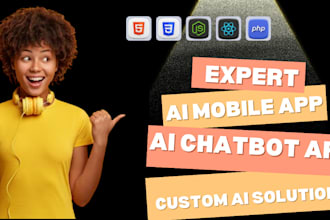 build chatgpt ai mobile app software web saas apps crm with full ai integration