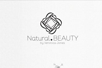 create unique minimalist timeless logo design with copyright