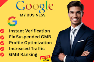 setup, reinstate suspended google my business profile, gmb profile verification