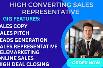 be your high converting cold calling sales closer   representative salesperson