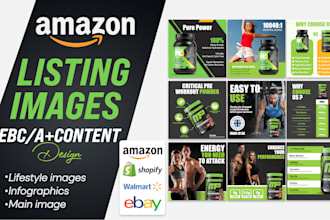 design amazon a plus content and listing images
