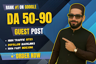 do high da guest post backlinks on da 50 plus site with dofollow guest posting