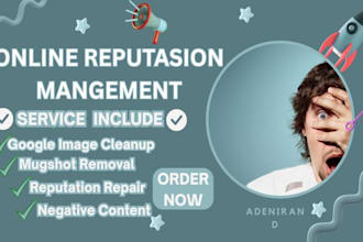 get online reputation management and brand improvement