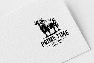 create unique outstanding bold bar and grill logo design