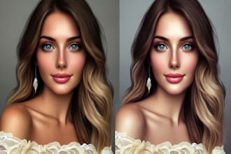 do realistic face or head swap and enhance your photos using ai