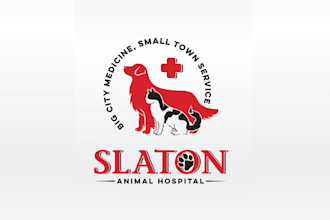 design professional small town veterinary clinic logo