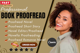 proofread and edit short story romance novel or novella