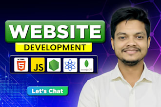 I will build ai website, business website development as a full stack website developer