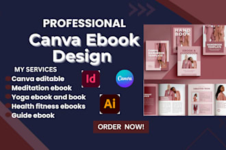 design PDF workbook, self help, parental guide, fitness plan ebook, blog ebok