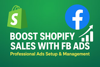 run facebook ads for shopify and ecommerce