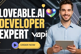 build ai apps saas mvps voice agents with loveable lovable vapi botchat website