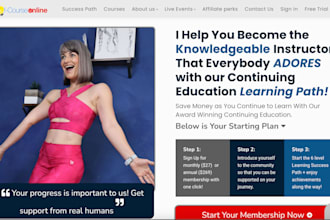 design and customize your learnworlds online course website