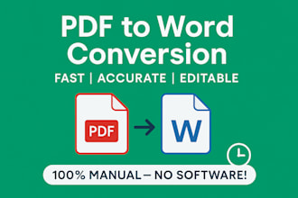 convert PDF to editable word or word to PDF accurately