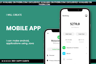 be your mobile app developer using java