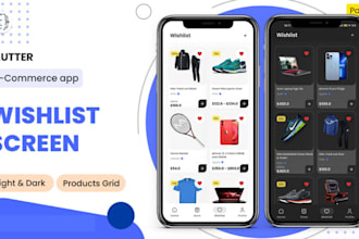 develop a stunning flutter ecommerce app with admin panel