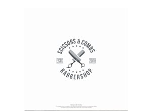 do outstanding barber shop logo