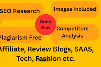 write blog, content, post or copy writing on tech, affiliate or amazon products