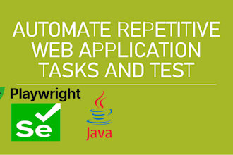 do your website testing using selenium or playwright