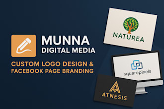 design professional logo and manage facebook page