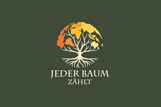 design tree reforestation company logo