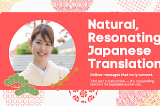 help you sell in japan with natural translation