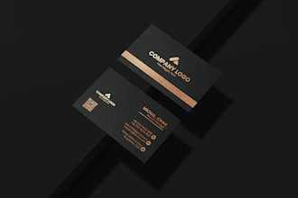 design a professional and modern business card within 24 hours